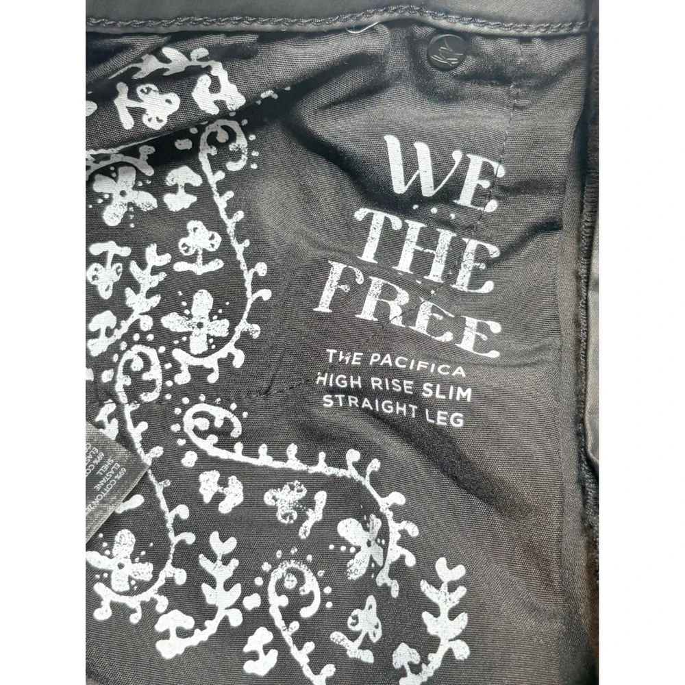 Free‎ People We The Free Pacifica High Rise Faux Leather Pants Black Size 29 NEW